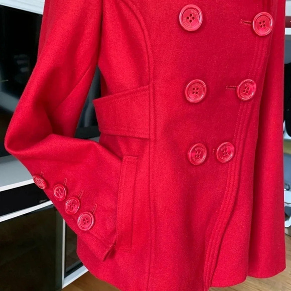 COPY - Guess*Jeans Wool Blend Double Breasted Peacoat - Picture 3 of 14